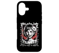 Japanese Horror Anime Manga Y2K Hannya Oni Mask Girl Goth Case for iPhone 17
