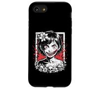 Japanese Horror Anime Manga Y2K Hannya Oni Mask Girl Goth Case for iPhone SE (2020) / 7/8