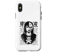Japanese Horror Anime Manga Y2K Hannya Oni Mask Girl Goth Case for iPhone X/XS