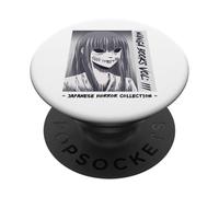 Japanese Horror Two Faces Yurei Bakemono Obake PopSockets Adhesive PopGrip