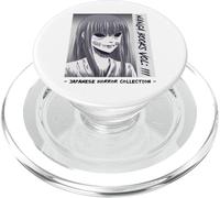 Japanese Horror Two Faces Yurei Bakemono Obake PopSockets PopGrip for MagSafe