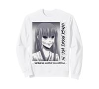 Japanese Horror Two Faces Yurei Bakemono Obake Sweatshirt