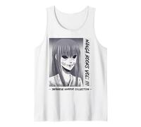 Japanese Horror Two Faces Yurei Bakemono Obake Tank Top