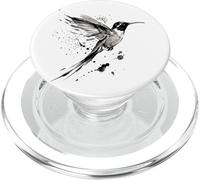 Japanese Hummingbird Colibri Bird Artwork PopSockets PopGrip for MagSafe