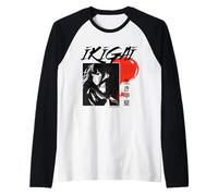 Japanese Ikigai Concept Anime Art Raglan Baseball Tee
