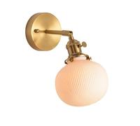 Japanese Indoor Wall Lamp with Ceramics Shade Modern Wall Lighting Nordic Bedside Wall Mount Light for Living Room
