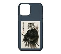 Japanese Ink Brush Art Bushido Warrior Samurai Bengal Tiger Case for iPhone 12 mini
