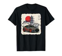 Japanese JDM Cars Racing Drift Retro Vintage Design T-Shirt