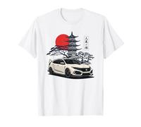 Japanese JDM Cars Retro Street Scene Art T-Shirt