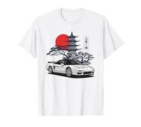 Japanese JDM Cars Retro Street Scene Art T-Shirt
