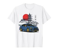 Japanese JDM Cars Retro Street Scene Art T-Shirt