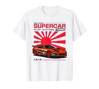 Japanese JDM Cars Street Scene Art Just a boy who Loves Cars T-Shirt