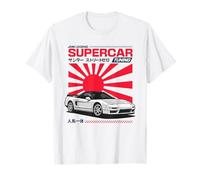 Japanese JDM Cars Street Scene Art Just a boy who Loves Cars T-Shirt