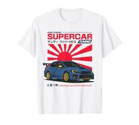 Japanese JDM Cars Street Scene Art Just a boy who Loves Cars T-Shirt