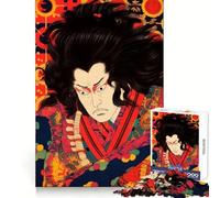 Japanese Kabuki Actor Puzzle for Adults 1000 Pieces Logic Skill High Def Print Family Pastime Xmas Idea (38x52cm)