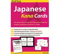 Japanese Kana Cards Kit: The Japanese flash card kit that helps you learn Japanese hiragana and katakana characters in a flash! (Tuttle Flash Cards)