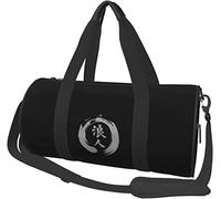 Japanese Kanji Character Ronin Travel Luggage Duffel Bag Sports Rolling Foldable Duffel Bag, Marbling