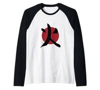 Japanese Kanji Fire Symbol Raglan Baseball Tee