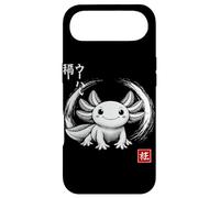 Japanese Kanji Kawaii with an Axolotl in a Circle Enso Case for iPhone Air