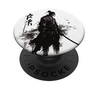 Japanese Kanji Samurai Warrior I Japanese Art Samurai PopSockets Swappable PopGrip