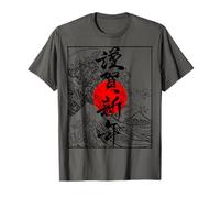Japanese Kanji Wave Japanese Flag T-Shirt
