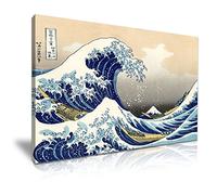 Japanese Katsushika Hokusai The Great Wave off Kanagawa Canvas Wall Art Picture Print 76x50cm