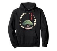 Japanese Kawaii Bonsai - Zen Mindfulness Nature Pullover Hoodie