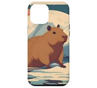 Japanese Kawaii Capybara Swimming Cute Japan Flower Anime Case for iPhone 12 Pro Max