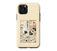 Japanese Kawaii Onigiri Rice Ball Comic Ukiyo-e Food Art Case for iPhone 11 Pro