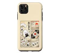 Japanese Kawaii Onigiri Rice Ball Comic Ukiyo-e Food Art Case for iPhone 11 Pro Max
