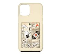 Japanese Kawaii Onigiri Rice Ball Comic Ukiyo-e Food Art Case for iPhone 12/12 Pro
