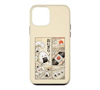Japanese Kawaii Onigiri Rice Ball Comic Ukiyo-e Food Art Case for iPhone 12 mini
