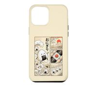Japanese Kawaii Onigiri Rice Ball Comic Ukiyo-e Food Art Case for iPhone 12 Pro Max