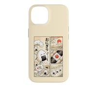 Japanese Kawaii Onigiri Rice Ball Comic Ukiyo-e Food Art Case for iPhone 14