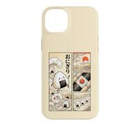 Japanese Kawaii Onigiri Rice Ball Comic Ukiyo-e Food Art Case for iPhone 14 Plus