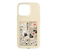 Japanese Kawaii Onigiri Rice Ball Comic Ukiyo-e Food Art Case for iPhone 15 Pro Max