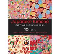 Japanese Kimono Gift Wrapping Papers: 18 x 24 inch (45 x 61 cm) Wrapping Paper