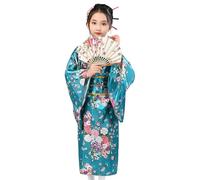 Japanese Kimono Traditional Dress Long Sleeve Cosplay Costume