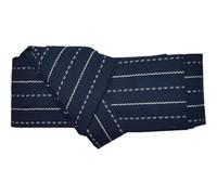 Japanese Kimono Yukata Belt Mens Wide Striped Obi Hook and Loop Fastener Retro Belt for Sauna Spa Wear Costumes Judo Wrap