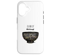 Japanese Kintsugi Bowl - Handcrafted Ceramic Art Case for iPhone 16