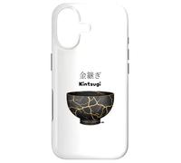 Japanese Kintsugi Bowl - Handcrafted Ceramic Art Case for iPhone 17