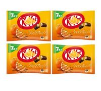 Japanese Kit-Kat Mini Bars - Imported Japanese Chocolate Sweets Candy Snacks Gift Box - Treats for Kids, Women & Men Gift Set (4, Orange)