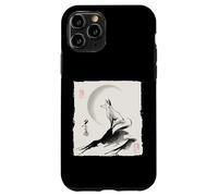 Japanese Kitsune Fox and Moon Vintage Zen Spiritual Gift Case for iPhone 11 Pro