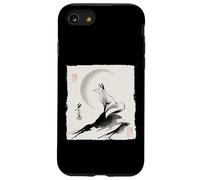 Japanese Kitsune Fox and Moon Vintage Zen Spiritual Gift Case for iPhone SE (2020) / 7 / 8