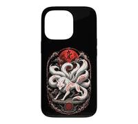 Japanese Kitsune Mythological Fox Spirit Yokai Art Case for iPhone 13 Pro