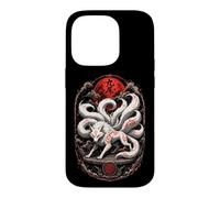 Japanese Kitsune Mythological Fox Spirit Yokai Art Case for iPhone 14 Pro