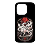 Japanese Kitsune Mythological Fox Spirit Yokai Art Case for iPhone 15 Pro