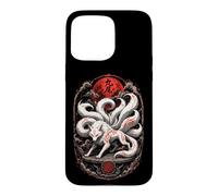 Japanese Kitsune Mythological Fox Spirit Yokai Art Case for iPhone 15 Pro Max