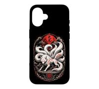 Japanese Kitsune Mythological Fox Spirit Yokai Art Case for iPhone 16