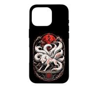 Japanese Kitsune Mythological Fox Spirit Yokai Art Case for iPhone 16 Pro